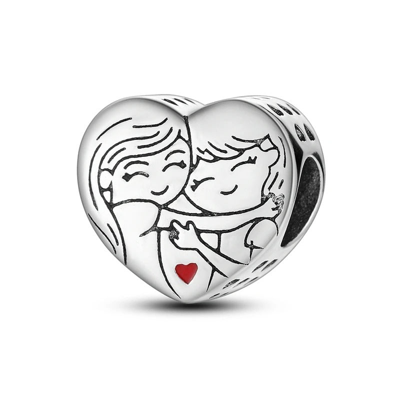 Sisters at Heart Charm