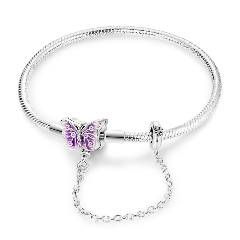 Butterfly Safety Chain Bracelet