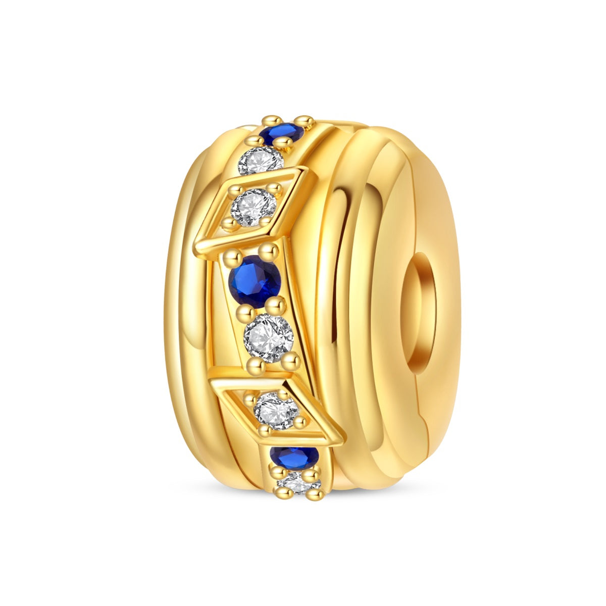 Geometric Sparkle Stopper Gold