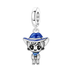Cowboy Bleu Pendentif