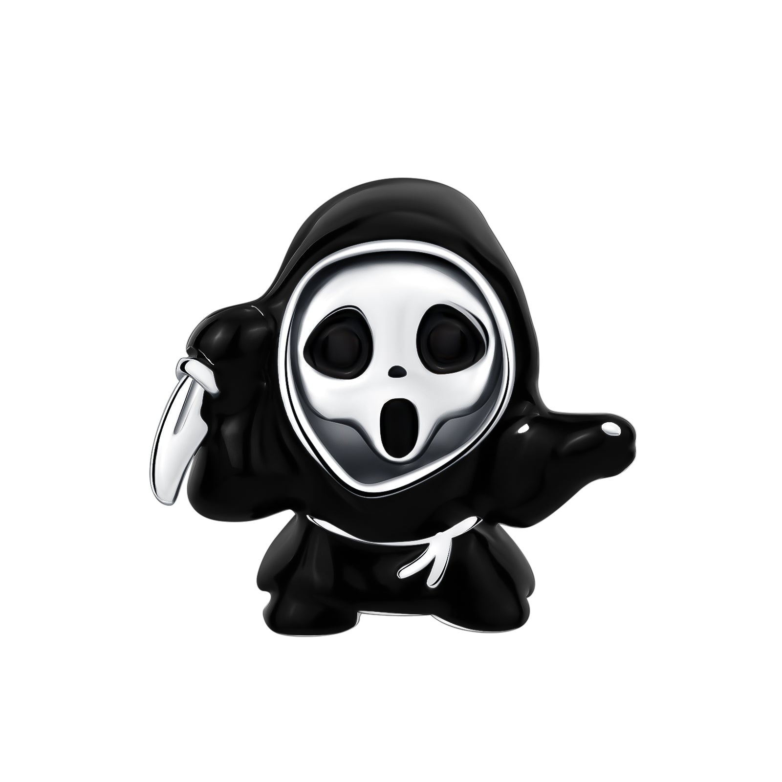 Ghostface Scream Halloween Charm