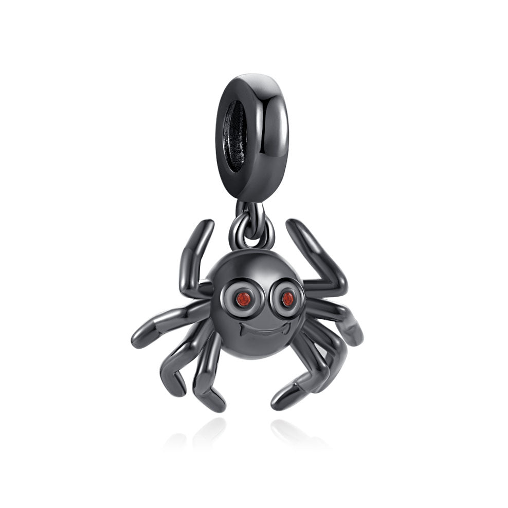 Creepy Spider Charm Black