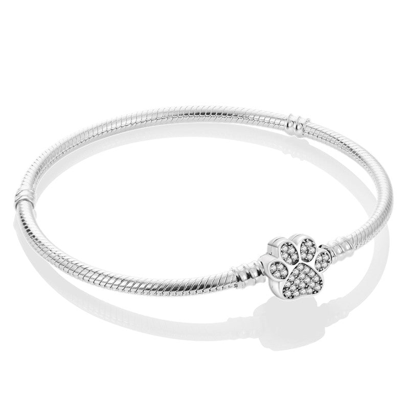 Paw Print Charm Bracelet