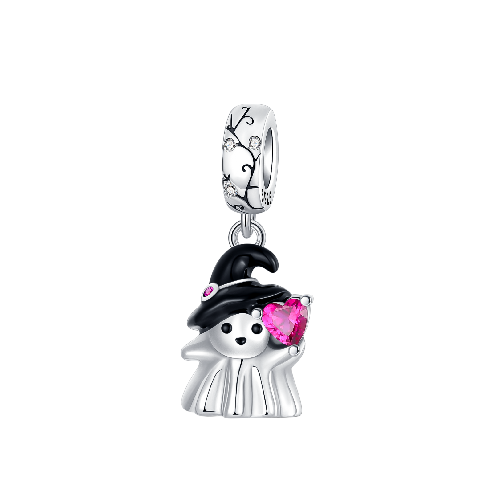 Witchy Ghost Love Halloween Charm