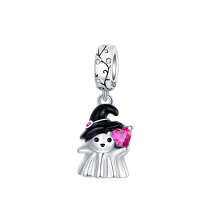Witchy Ghost Love Halloween Charm