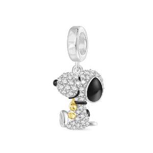 Golden Pup Charm