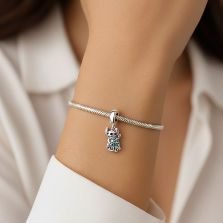 Stitch Castle Charm
