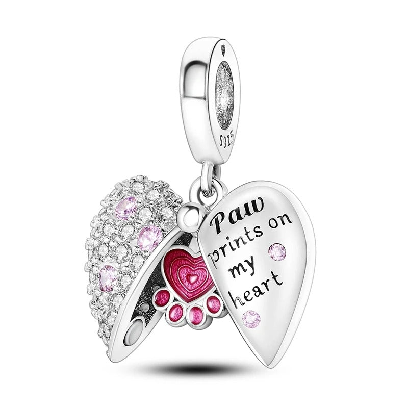Pawprints on My Soul Charm