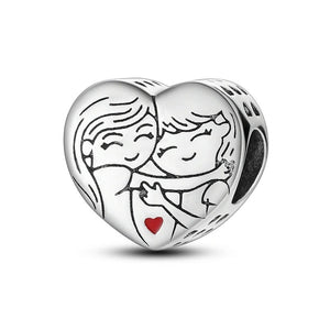 Sisters at Heart Charm