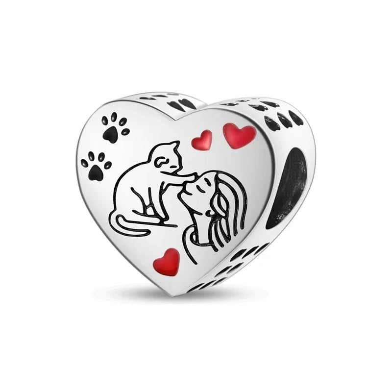 Heartprints Charm