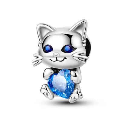 Sapphire Paws Charm